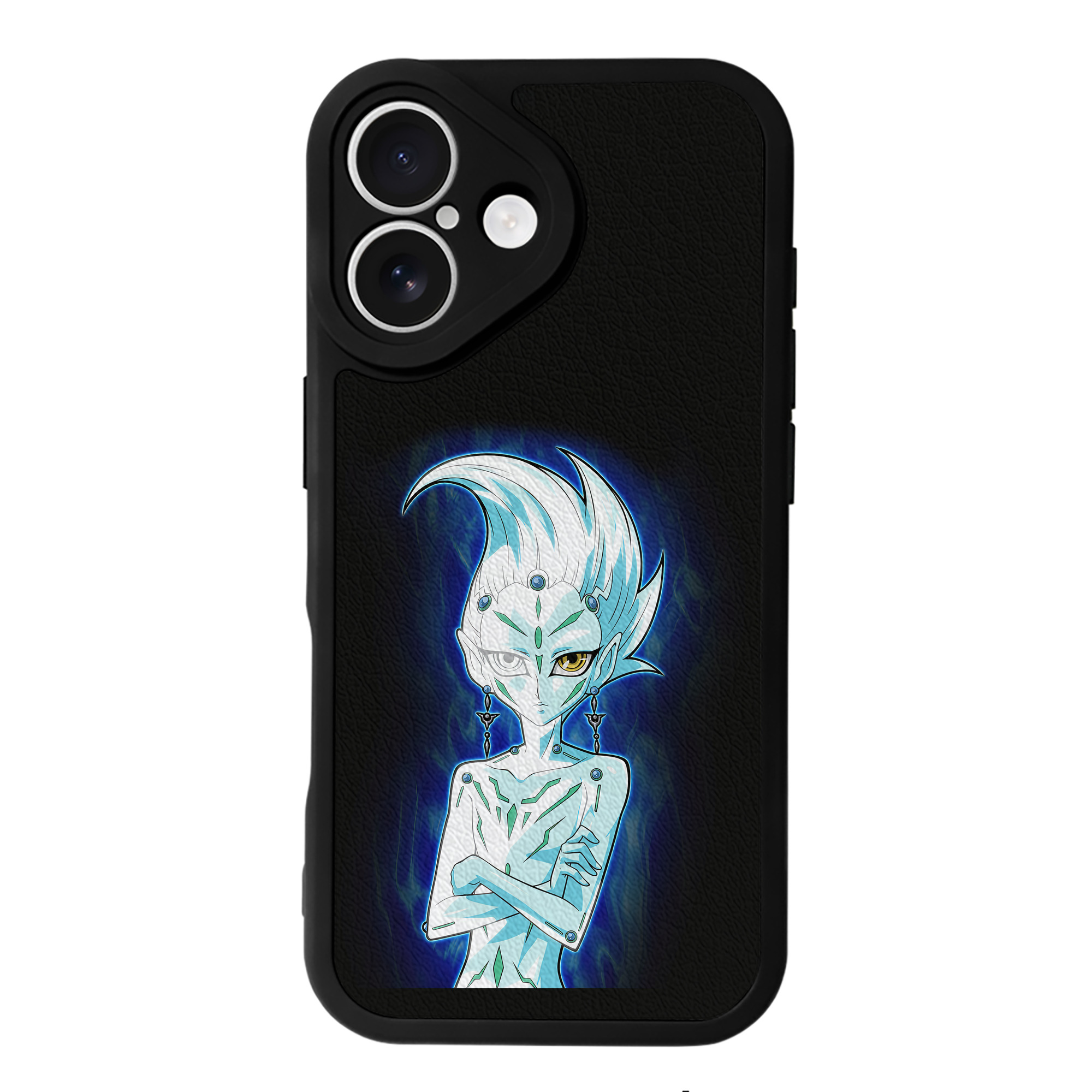 （画像用） 遊☆戯☆王 Yu-Gi-Oh! 【iPhone 16シリーズ対応】シリコンスマホケース（レザー調） 材質：シリコン